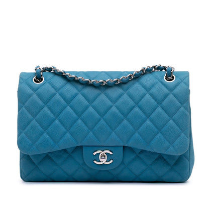 Chanel Gabrielle Caviar Blue Shoulder Bag Style 2