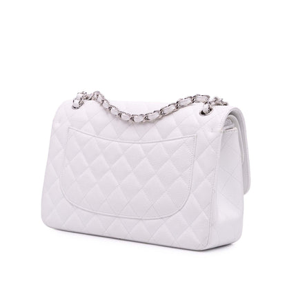 Chanel Gabrielle Caviar White Shoulder Bag Style 4