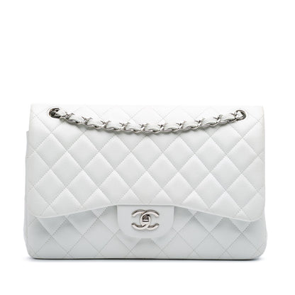 Chanel Gabrielle Caviar White Shoulder Bag Style 5