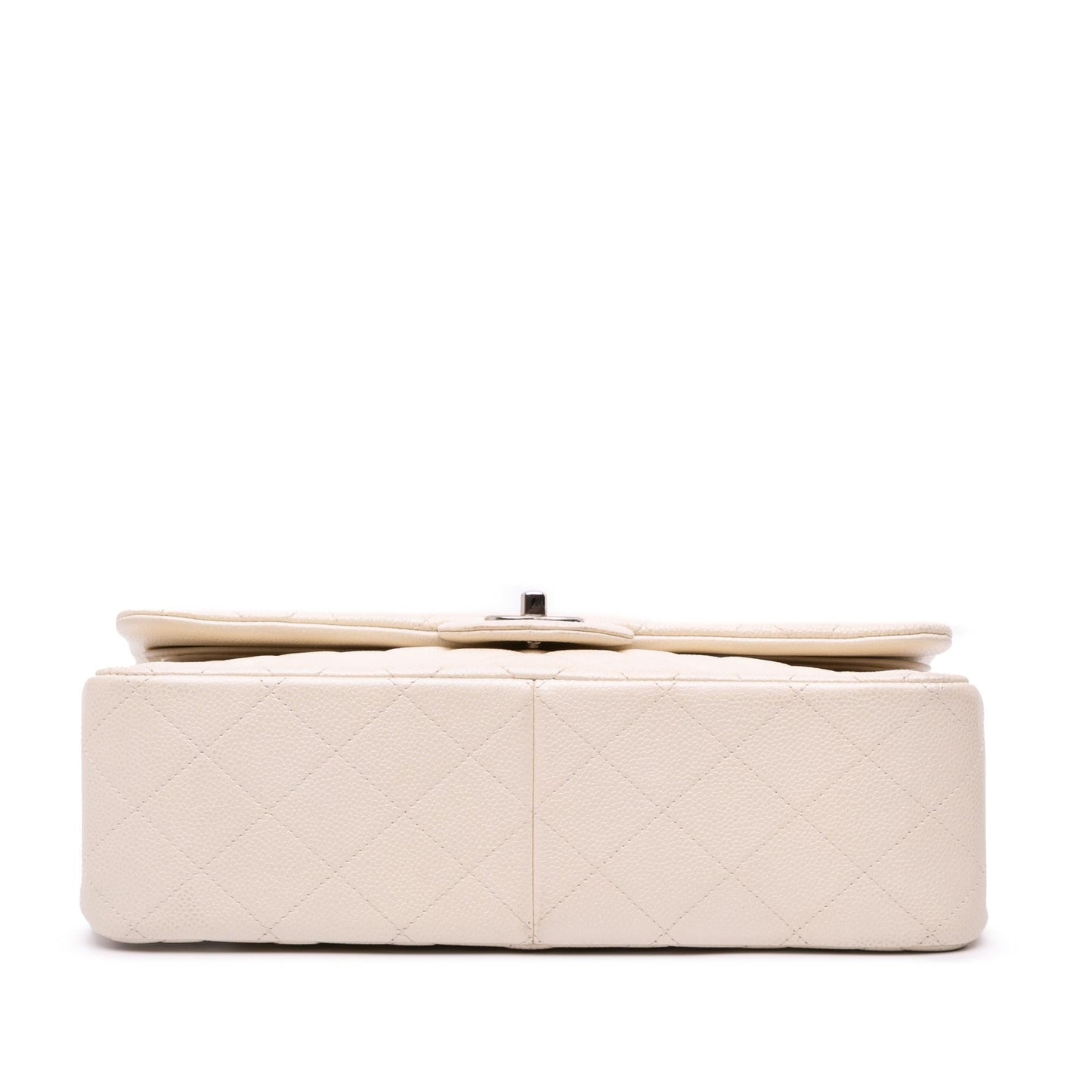 Chanel Gabrielle Caviar White Shoulder Bag Style 3