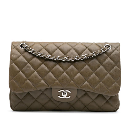 Chanel Gabrielle Caviar Brown Shoulder Bag Style 6