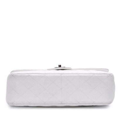Chanel Gabrielle Caviar White Shoulder Bag Caviar