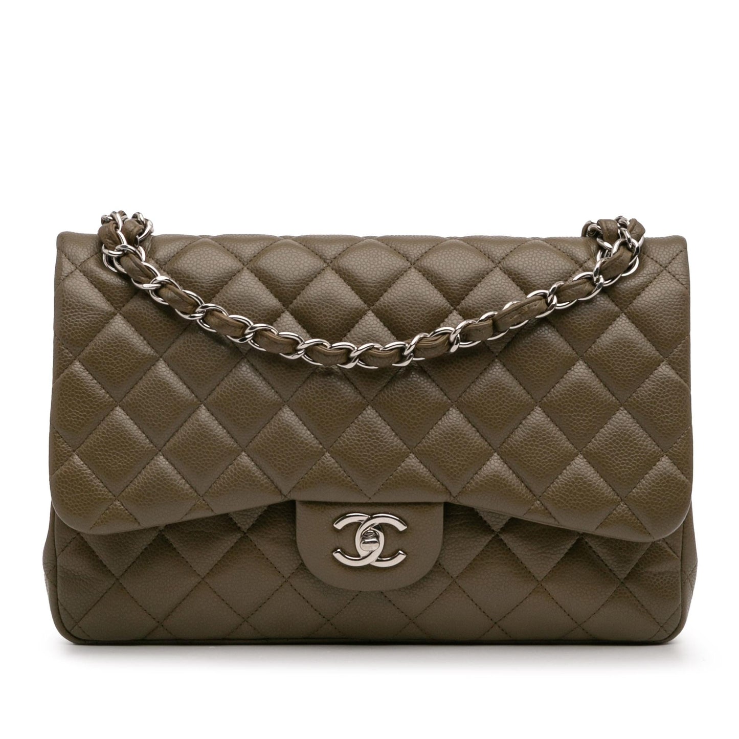 Chanel Gabrielle Caviar Brown Shoulder Bag Caviar