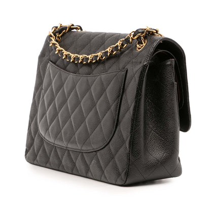 Chanel Gabrielle Caviar Black Shoulder Bag Style 5