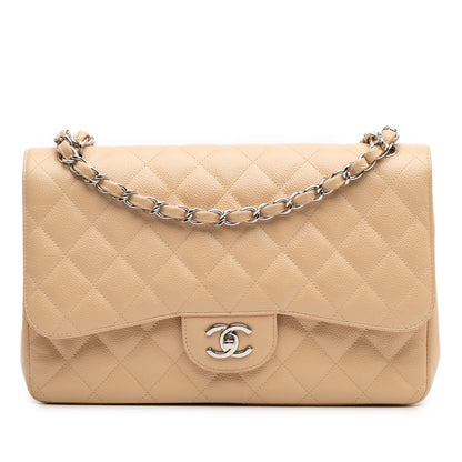 Chanel Gabrielle Caviar Brown Shoulder Bag
