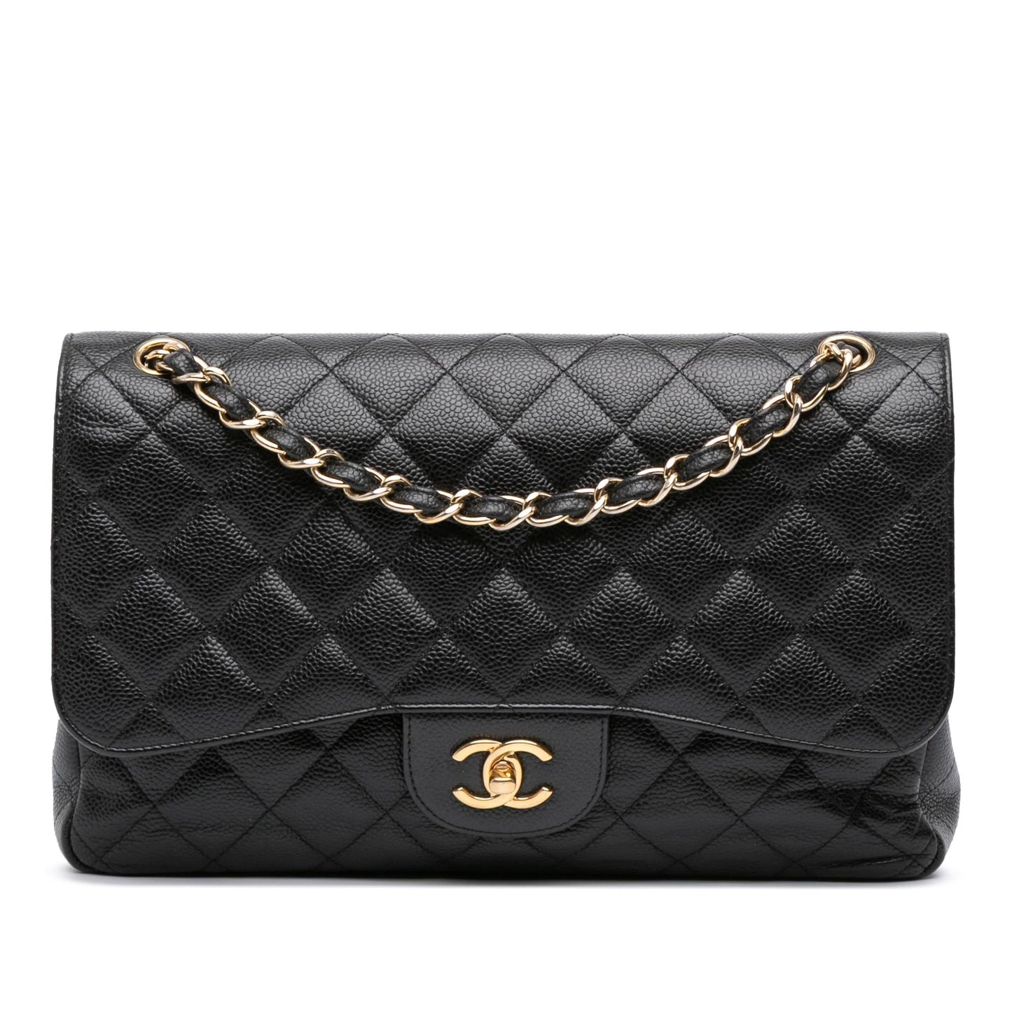 Chanel Gabrielle Caviar Black Shoulder Bag Style 3
