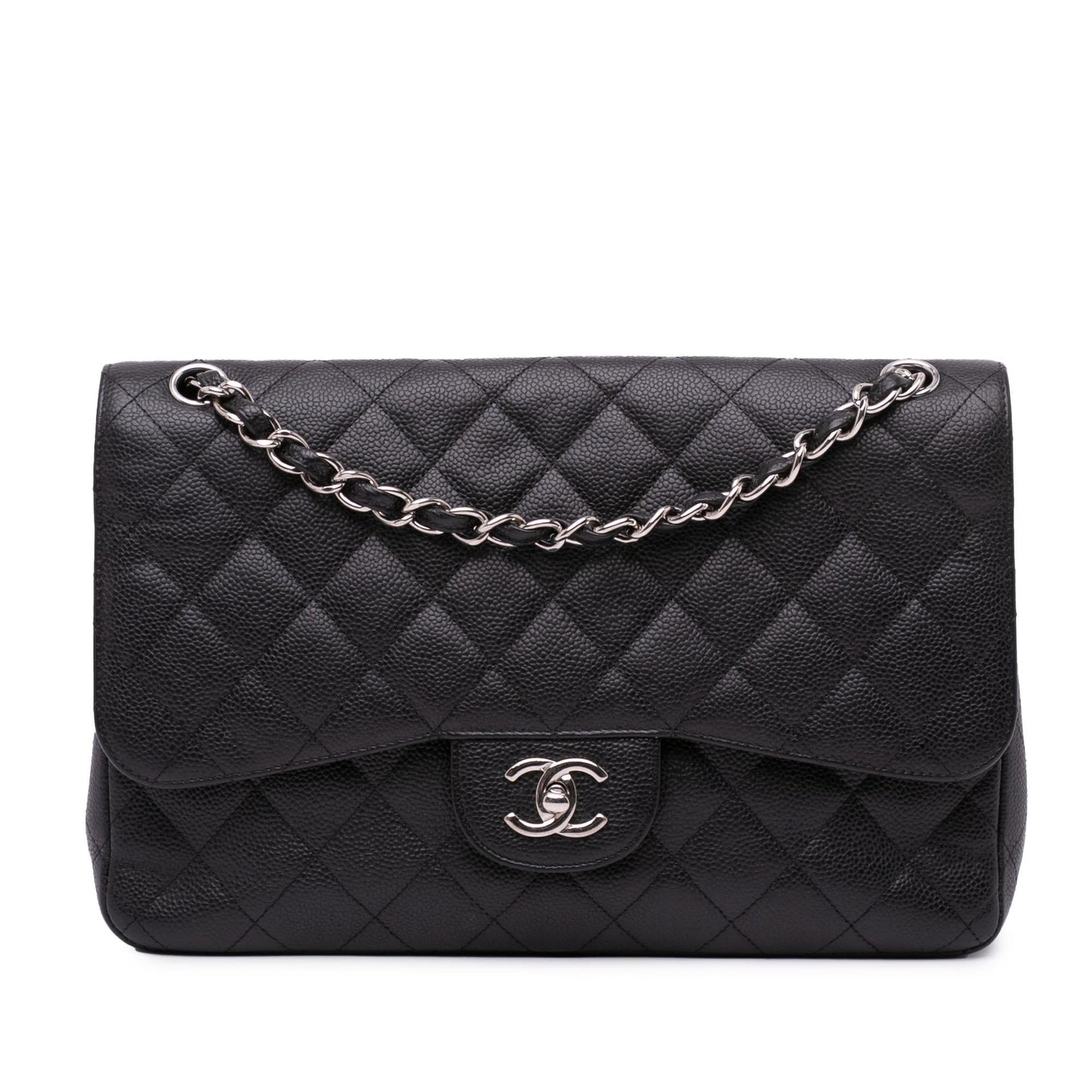 Chanel Gabrielle Caviar Black Shoulder Bag Style 2