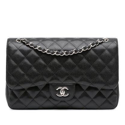 Chanel Gabrielle Caviar Black Shoulder Bag Caviar