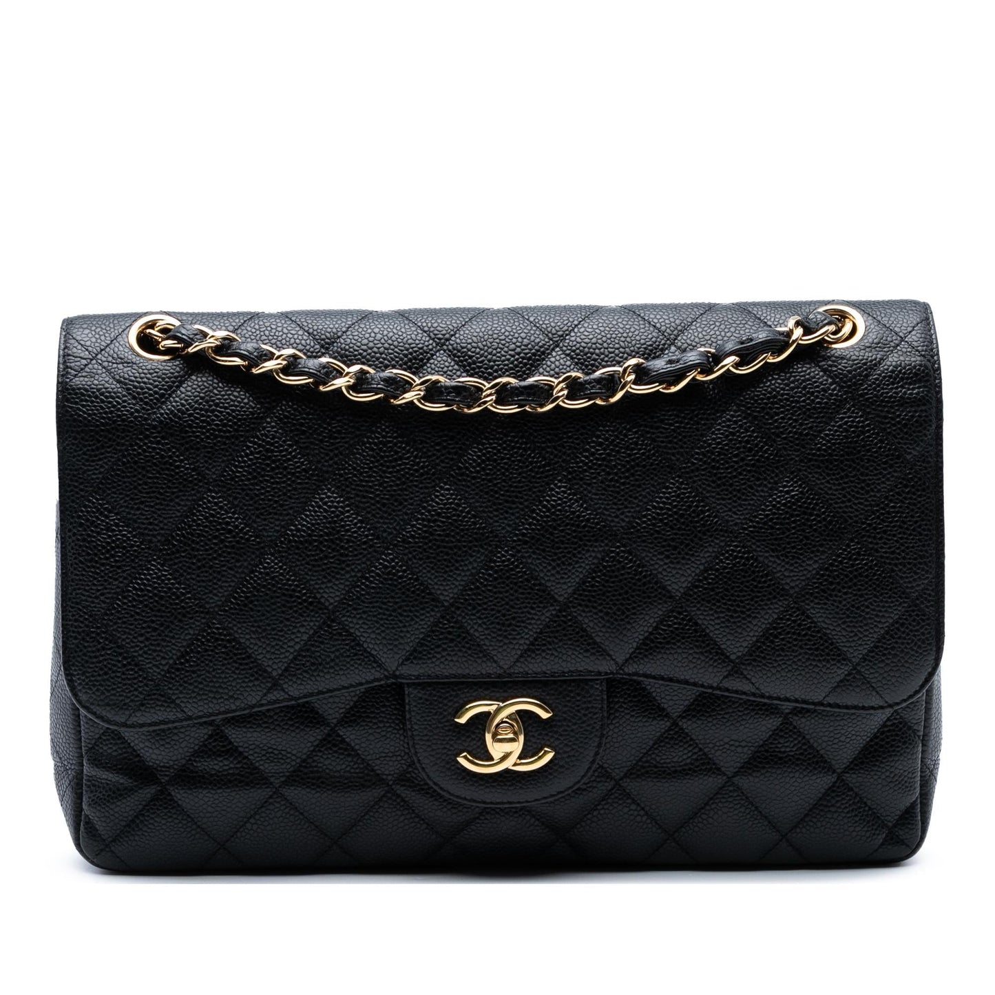 Chanel Gabrielle Caviar Black Shoulder Bag