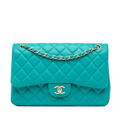 Chanel Gabrielle Lambskin Blue Shoulder Bag Style 11