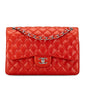 Chanel Gabrielle Lambskin Red Shoulder Bag Style 2