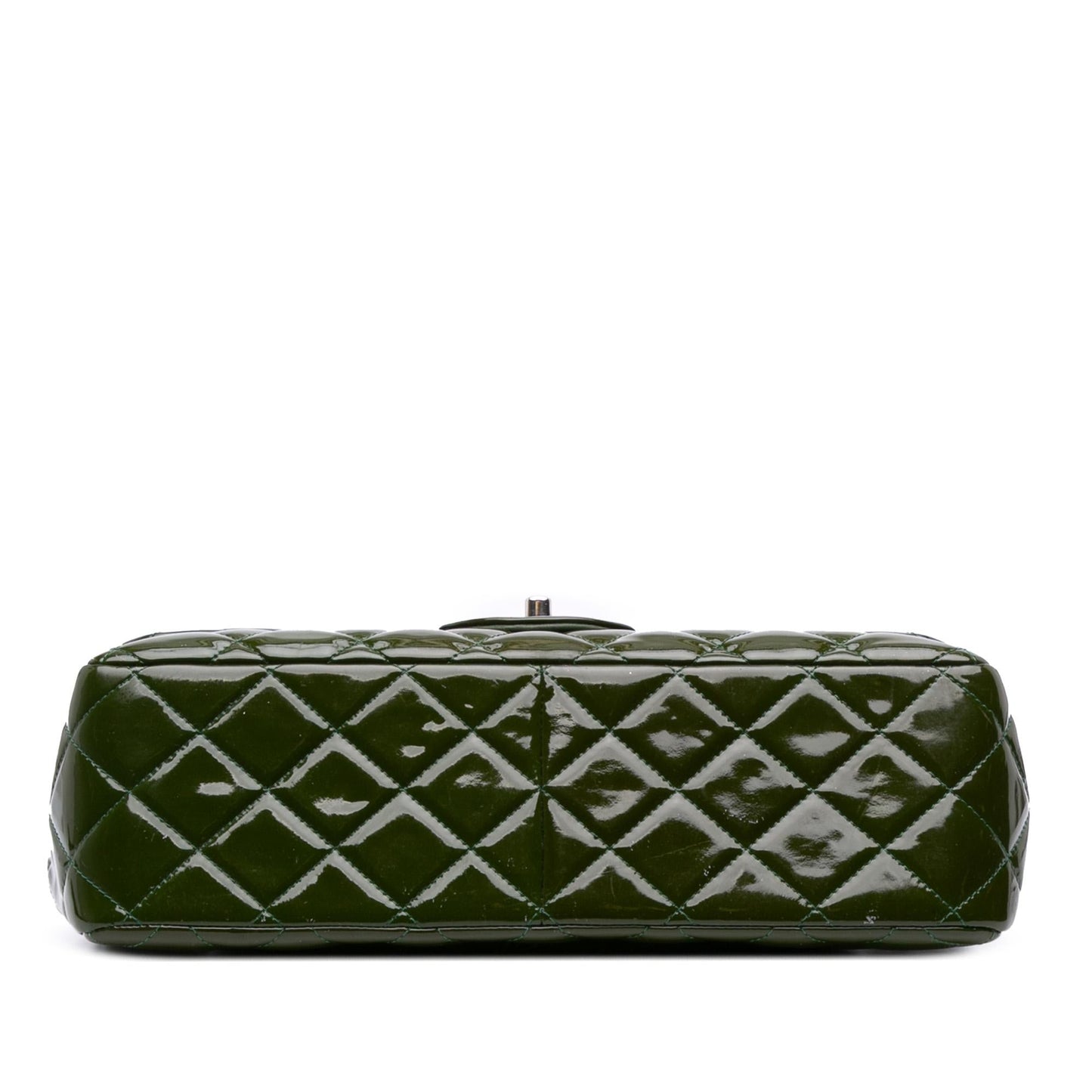 Chanel Gabrielle Patent Leather Green Shoulder Bag