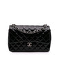 Chanel Gabrielle Patent Leather Black Shoulder Bag Style 3