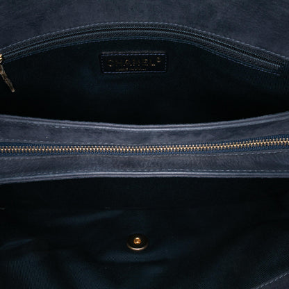 Chanel Gabrielle Calfskin Blue Shoulder Bag