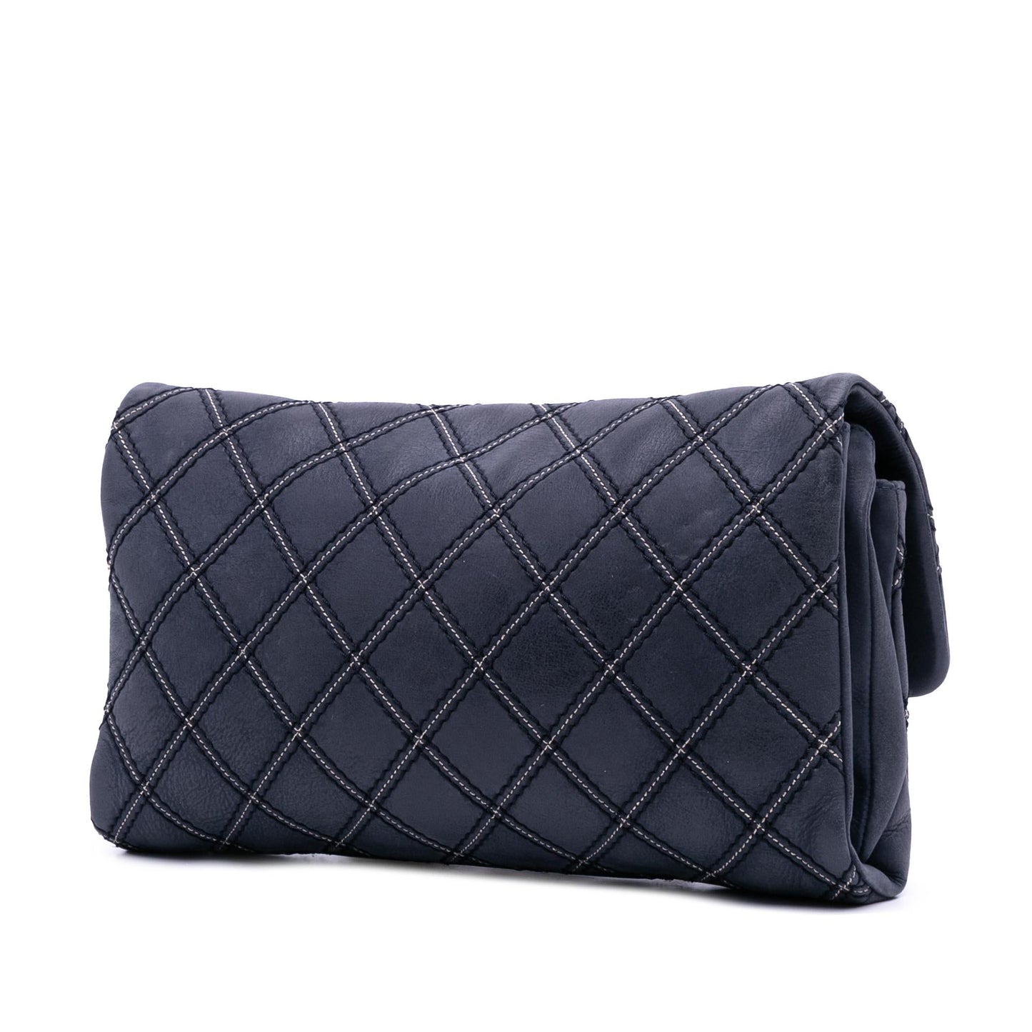 Chanel Gabrielle Calfskin Blue Shoulder Bag