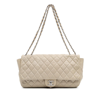 Chanel Gabrielle Lambskin Brown Shoulder Bag Style 11