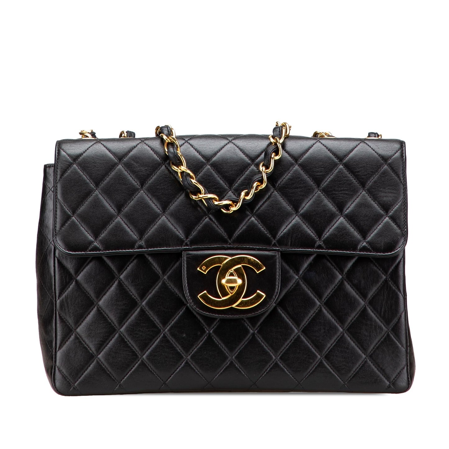 Chanel Jumbo Xl Classic Lambskin Single Flap