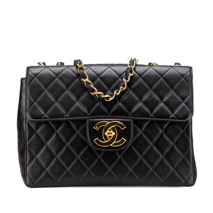 Chanel Jumbo Xl Classic Lambskin Single Flap