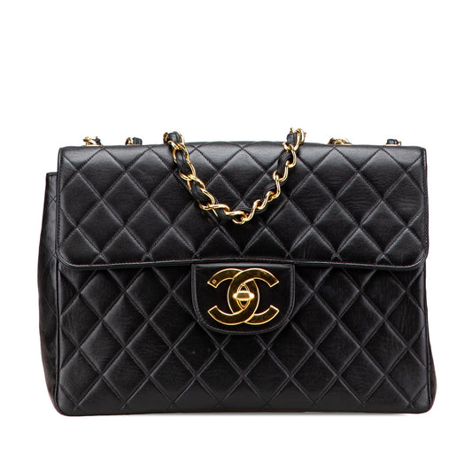 Chanel Jumbo Xl Classic Lambskin Single Flap