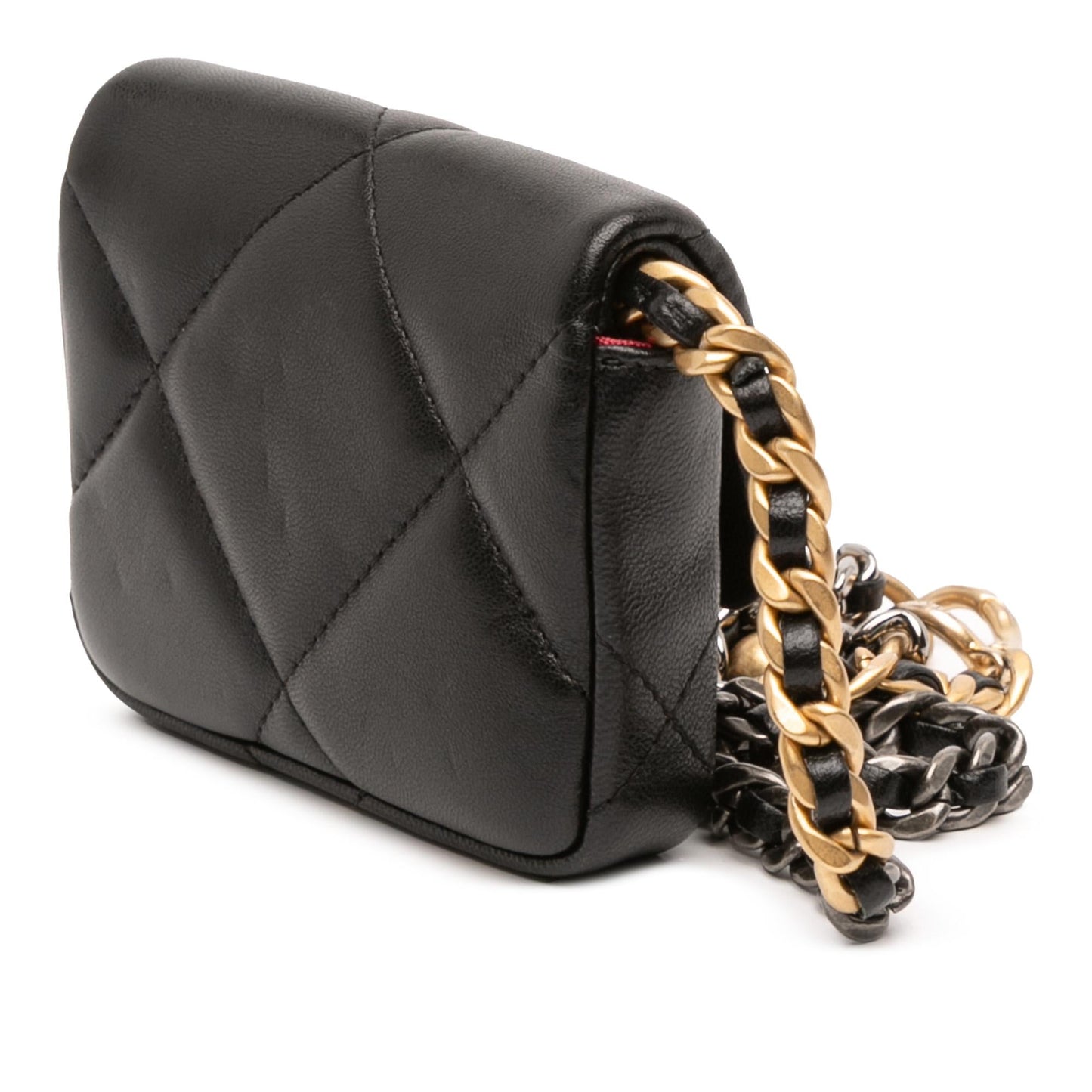 Chanel Gabrielle Lambskin Black Shoulder Bag Style 20