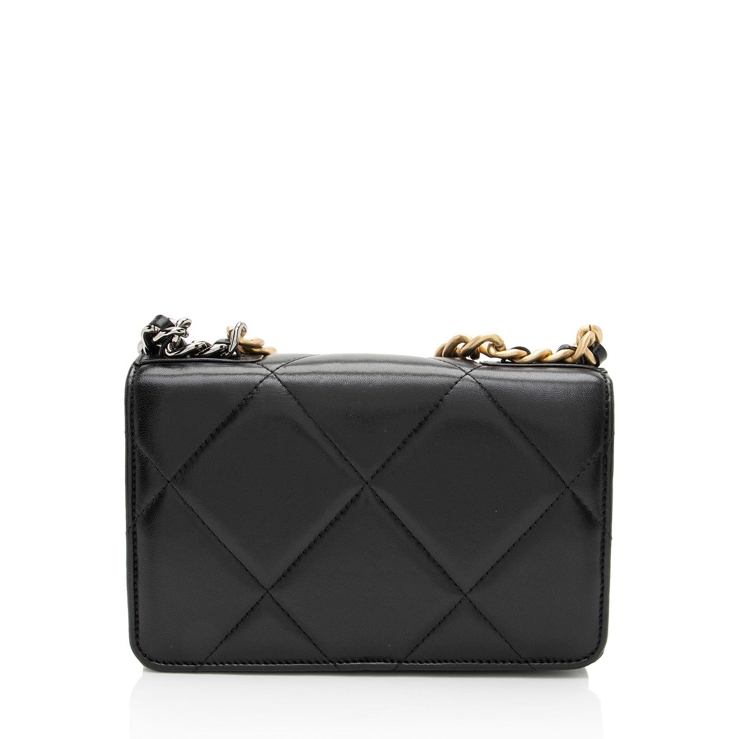 Chanel Lambskin 19 Wallet On Chain
