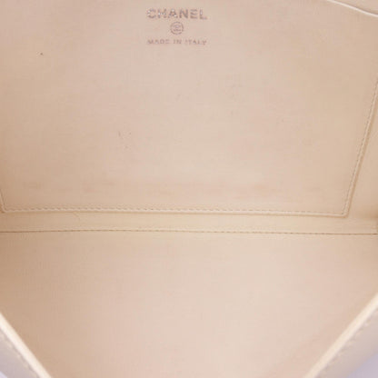Chanel Gabrielle Lambskin White Shoulder Bag Style 10