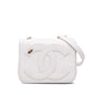 Chanel Gabrielle Lambskin White Shoulder Bag Style 5