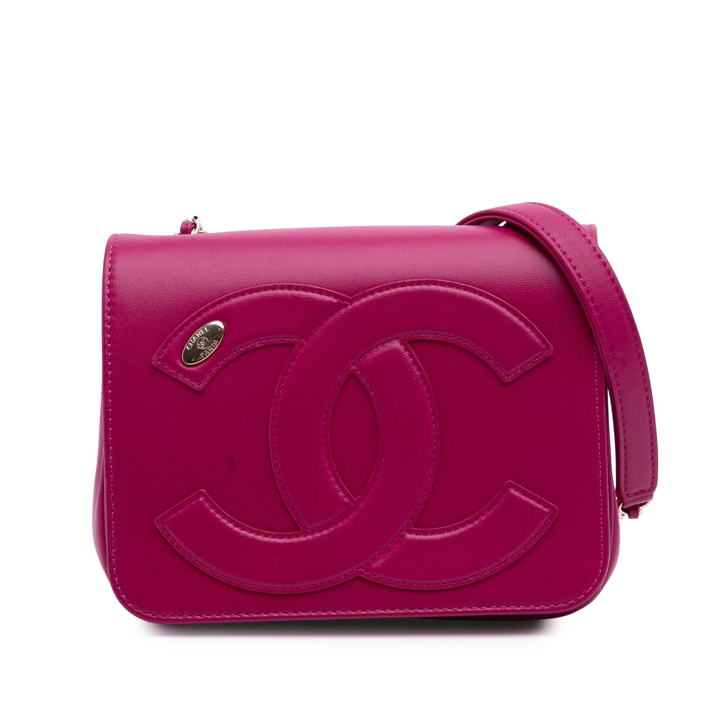 Chanel Gabrielle Lambskin Pink Shoulder Bag Style 9