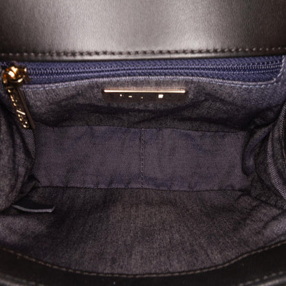 Chanel Gabrielle Lambskin Black Shoulder Bag Style 61