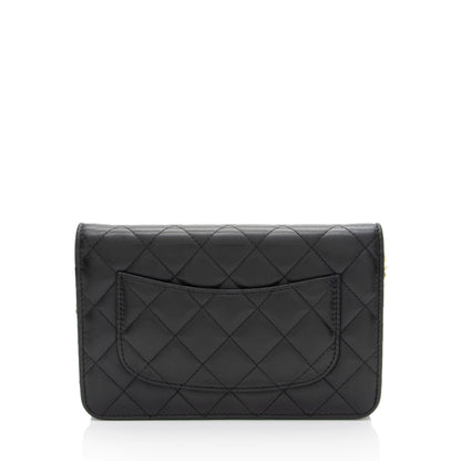 Chanel Lambskin Classic Wallet On Chain