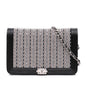 Chanel Lambskin Crystal Studded Boy Wallet On Chain