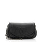 Chanel Lambskin Half Moon Wallet On Chain