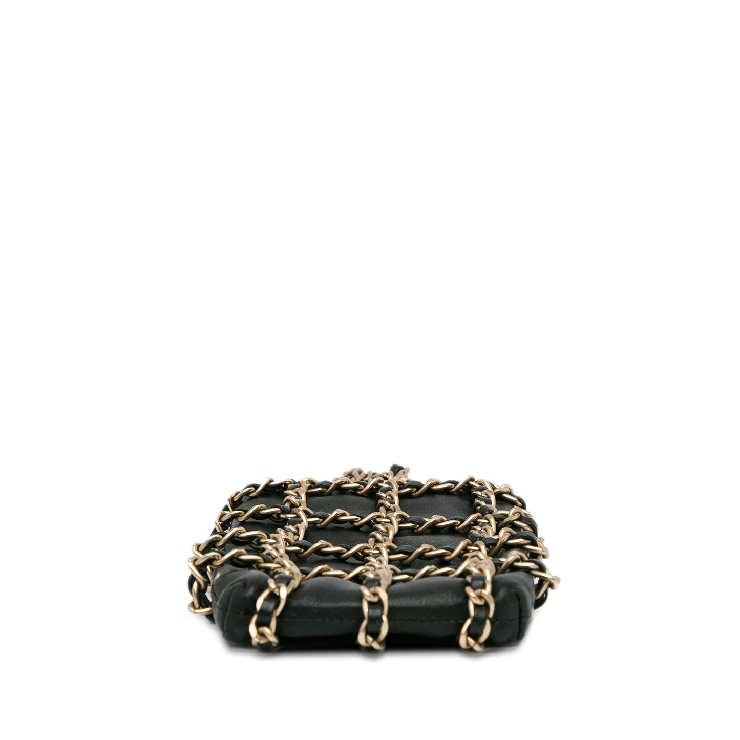 Chanel Gabrielle Lambskin Black Shoulder Bag Style 75