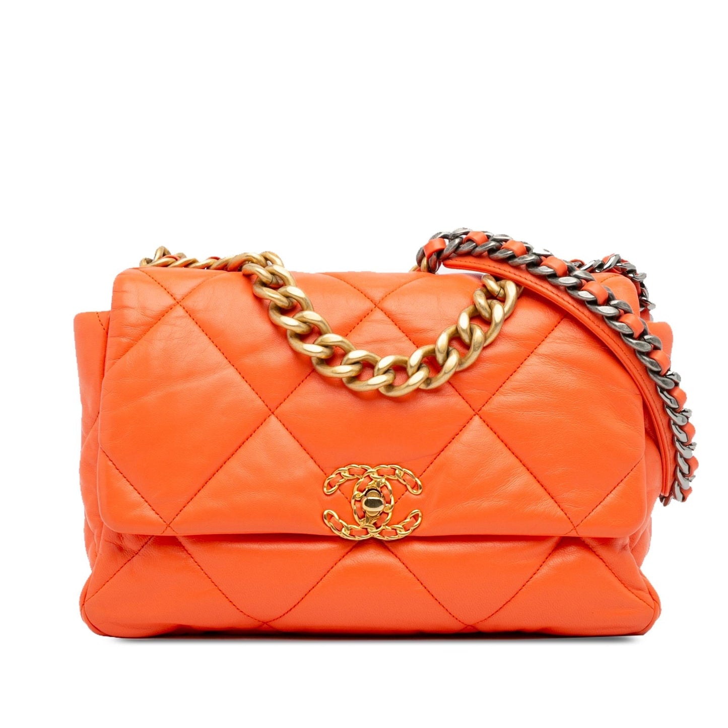 Chanel Gabrielle Lambskin Tan Shoulder Bag Style 3