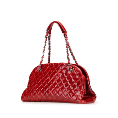 Chanel Large Glazed Calfskin Mademoiselle Bowling Bag