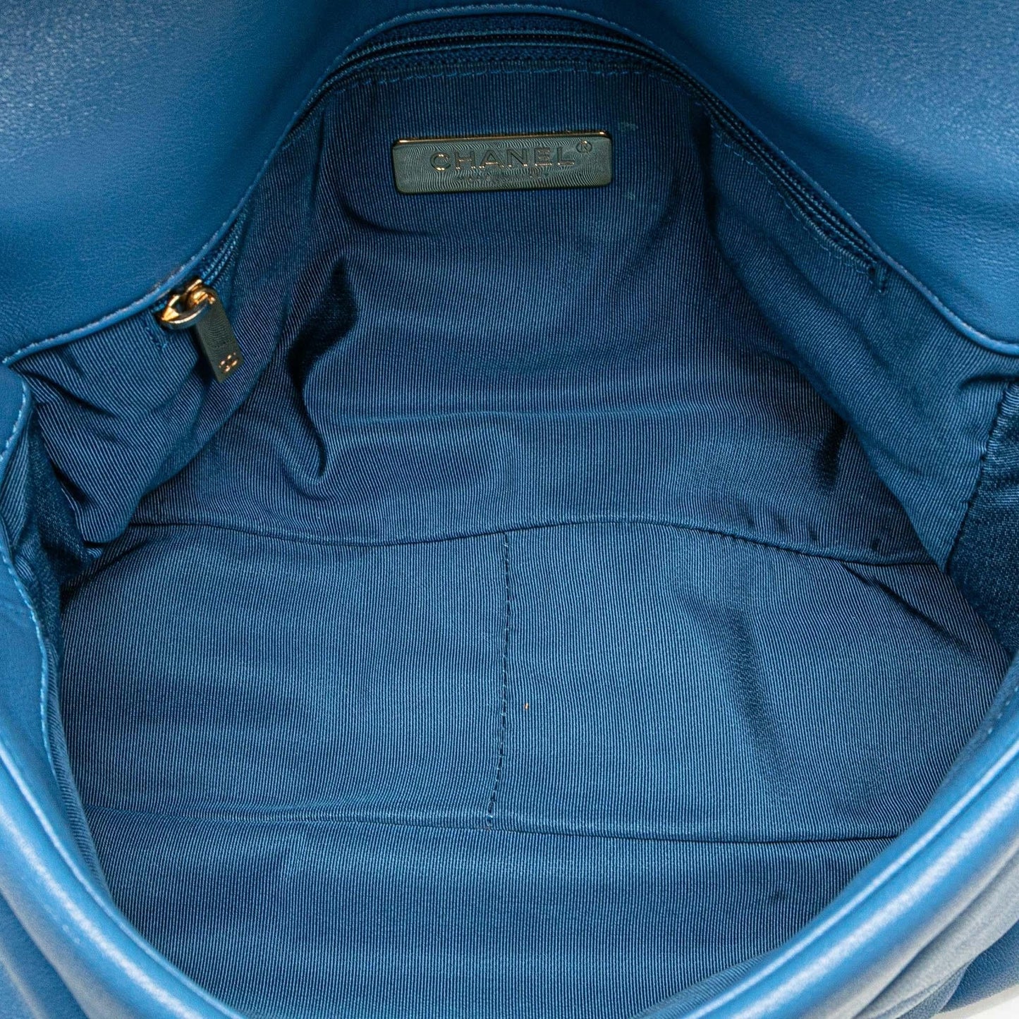 Chanel Gabrielle Lambskin Blue Shoulder Bag Style 8