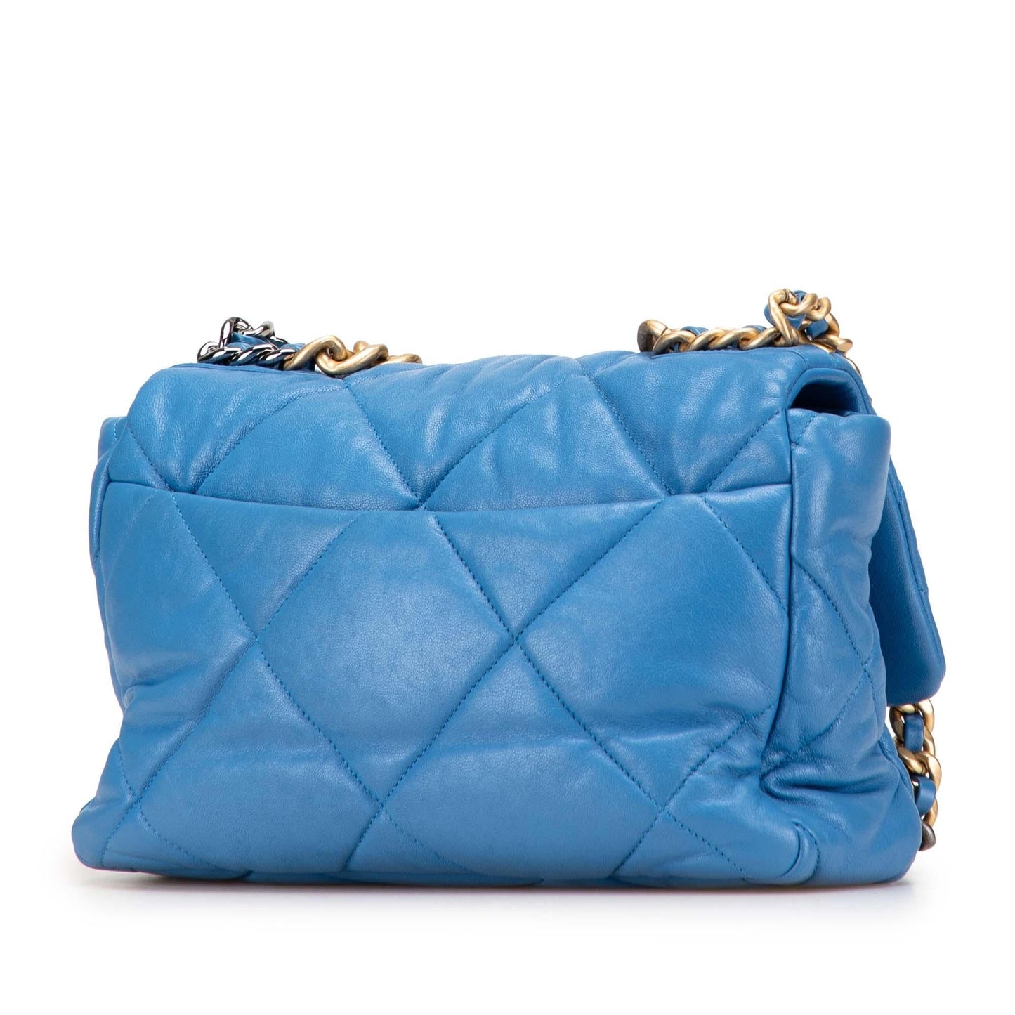 Chanel Gabrielle Lambskin Blue Shoulder Bag Style 8