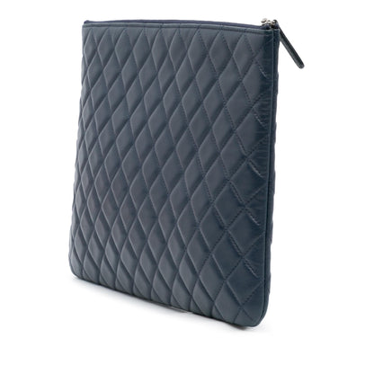 Chanel Gabrielle Lambskin Blue Shoulder Bag
