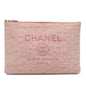 Chanel Large Tweed Deauville O Case Clutch