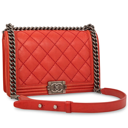 Chanel Double Stitch Boy Bag - Large