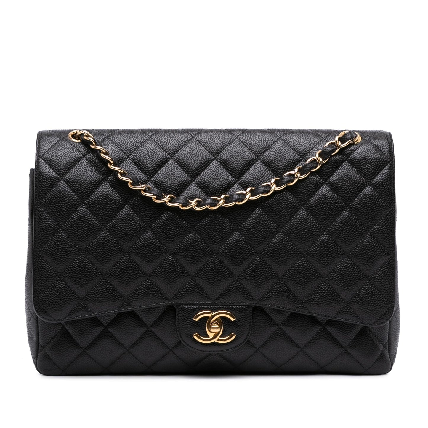 Chanel Gabrielle Caviar Black Shoulder Bag Style 4
