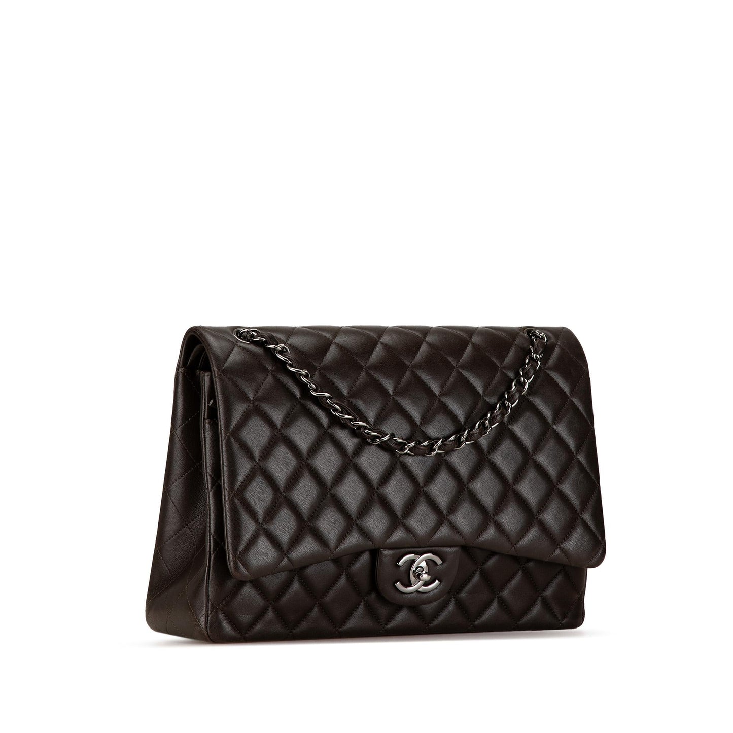 Chanel Gabrielle Lambskin Black Shoulder Bag Style 68
