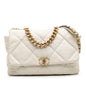 Chanel Gabrielle Lambskin White Shoulder Bag