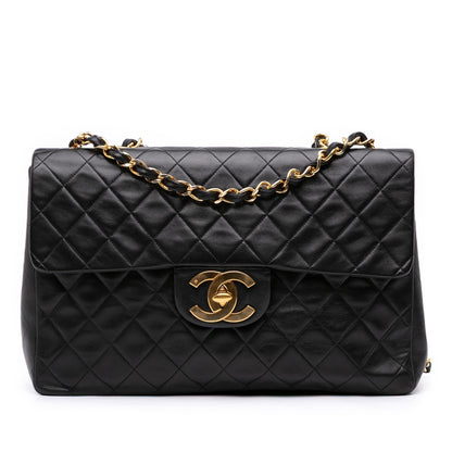 Chanel Maxi Xl Classic Lambskin Single Flap