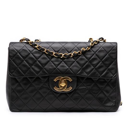 Chanel Maxi Xl Classic Lambskin Single Flap