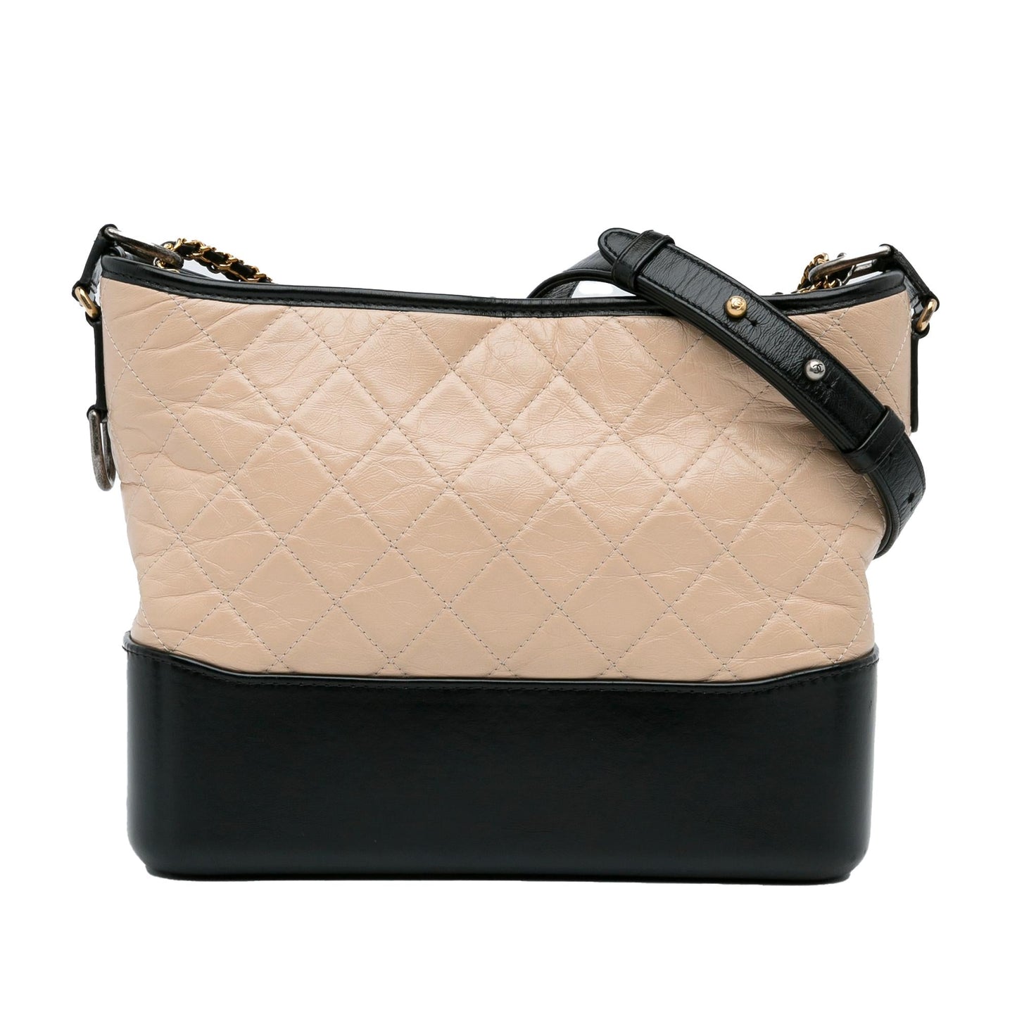 Chanel Gabrielle Lambskin Black Crossbody Lambskin