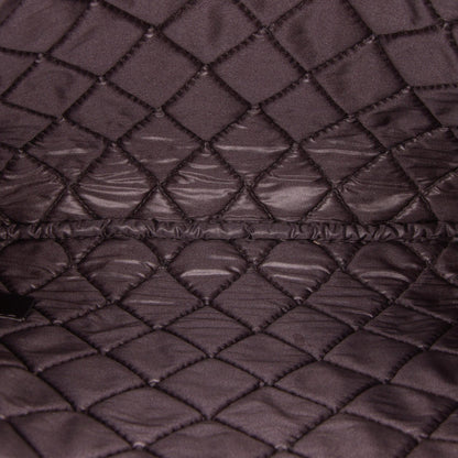 Chanel Medium Cc Quilted Caviar O Case Clutch
