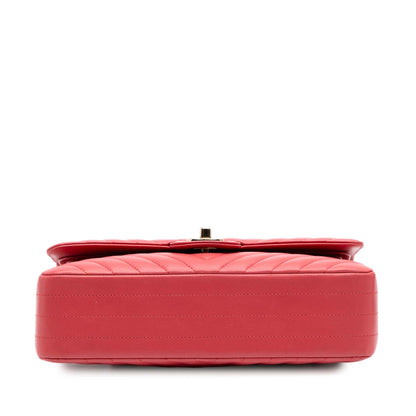 Chanel Gabrielle Lambskin Pink Shoulder Bag Style 13