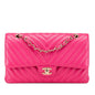 Chanel Gabrielle Lambskin Pink Shoulder Bag Style 15
