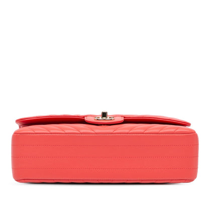 Chanel Gabrielle Lambskin Red Shoulder Bag Style 8